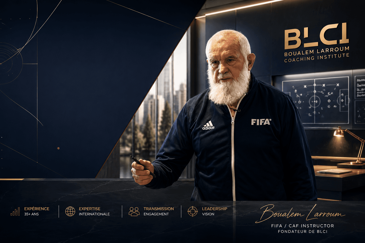 Boualem Larroum, fondateur — BL Football Formation